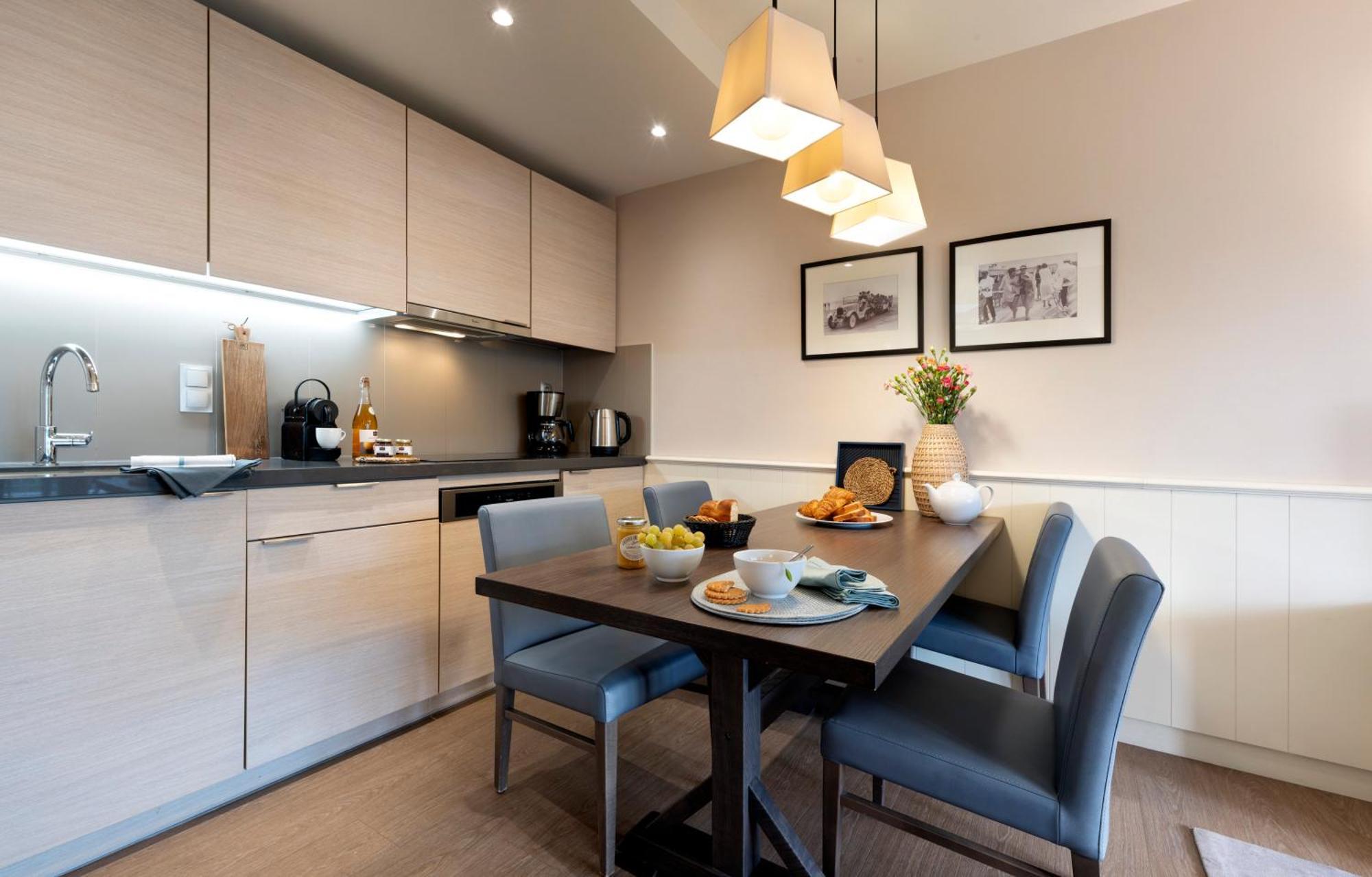 Residence Pierre & Vacances Premium Presqu'Ile De La Touques Deauville Exteriör bild Kitchen