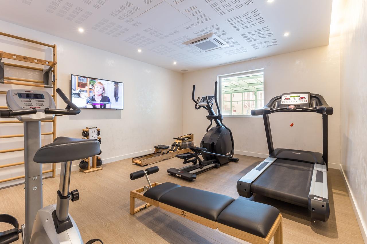 Residence Pierre & Vacances Premium Presqu'Ile De La Touques Deauville Exteriör bild A home gym